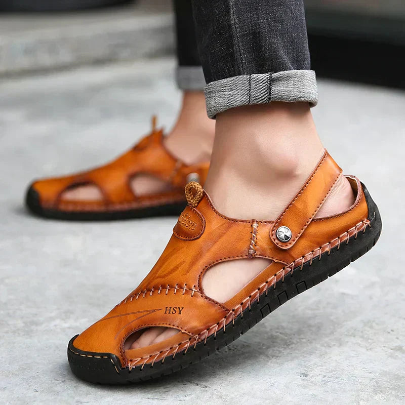 Sandales Orthopédiques en Cuir | OrthoFlex